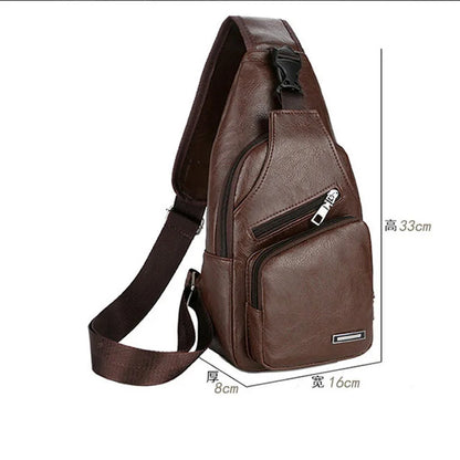 Waterproof Summer Crossbody Chest Bag for Couples – Unisex Small & Breathable Backpack