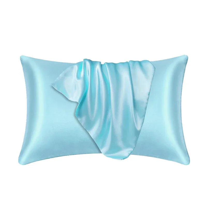 Natural Mulberry Silk Pillowcase - Luxury Soft Bedding Cover for Hair & Skin Protection Customized Sizes