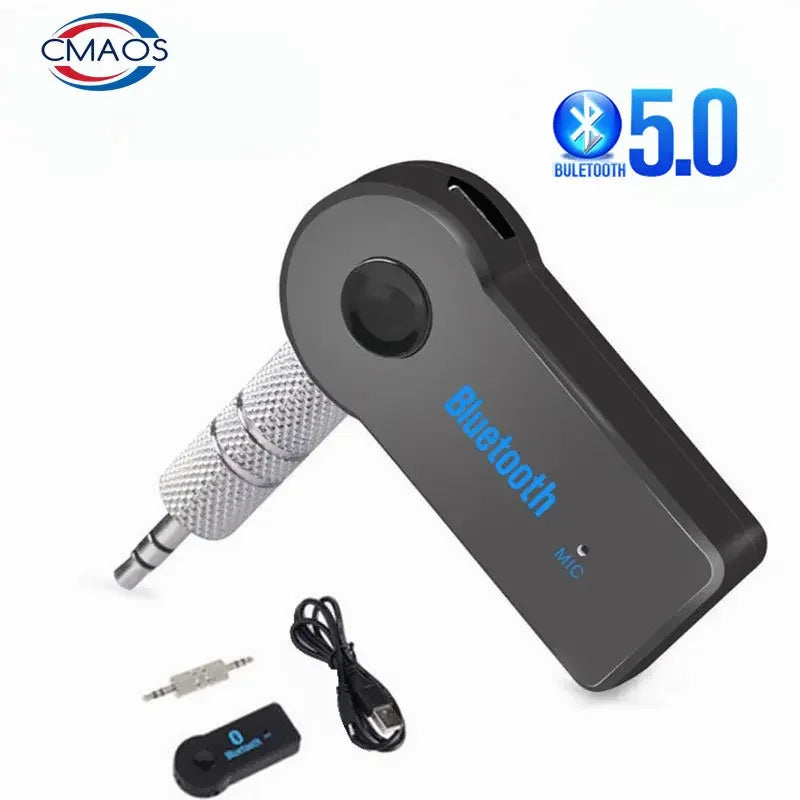 2-in-1 Bluetooth 5.0 Audio Adapter – Wireless Receiver & Transmitter for Car, Headphones, AUX