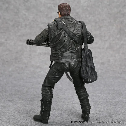 NECA Terminator 2 T-800 Arnold Schwarzenegger PVC Action Figure - 7" 18cm Collectible Model Toy