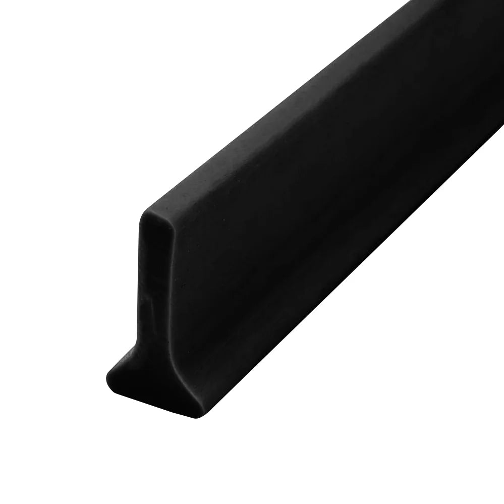 Flexible Silicone Shower Water Stopper - Waterproof Bathroom Barrier Strip for Door Bottom Sealing and Wet-Dry Separation