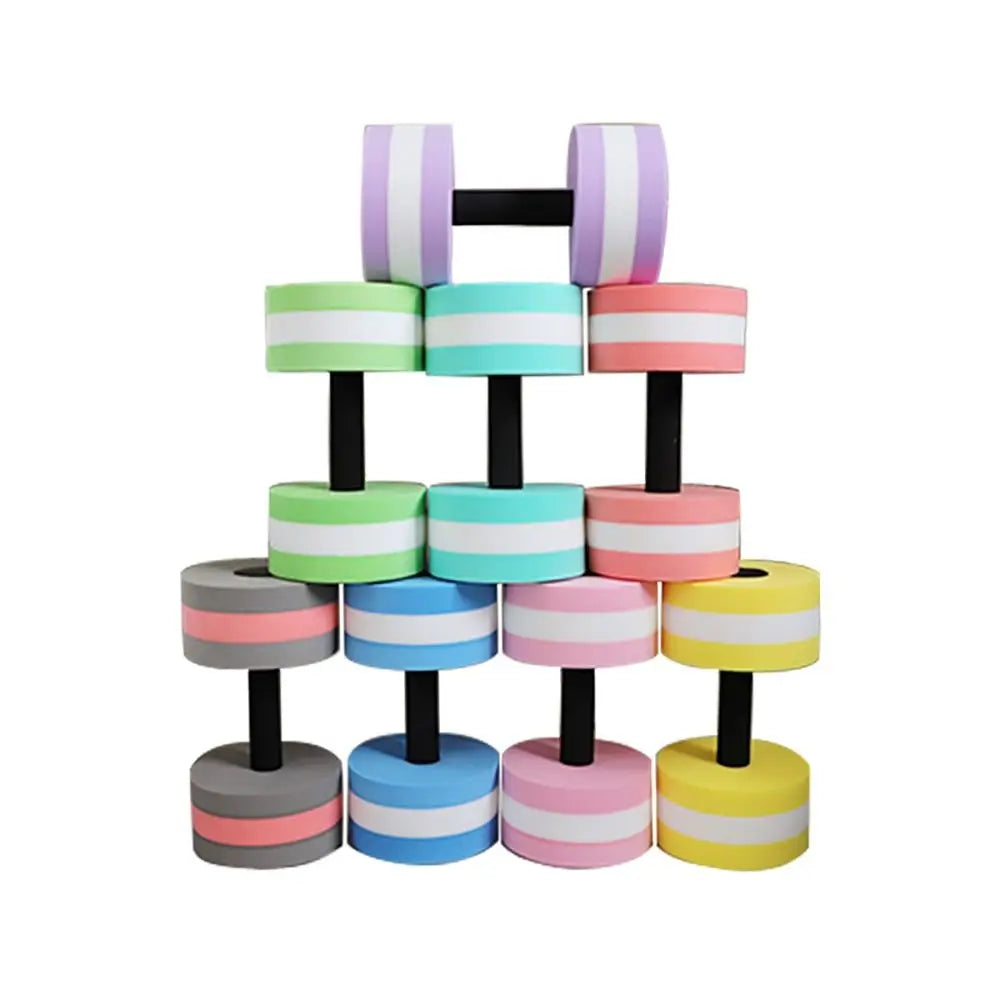 Multicolor EVA Water Dumbbells – Floating Pool Exercise Aquatic Fitness & Aerobic Training Equipment