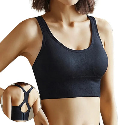 Women’s Gym Tank Top — Corset Sports Bra Push-Up Crop Top | Breathable Fitness & Running Athletic Wear