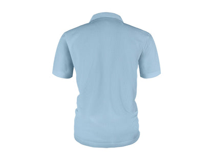 Men's Ice Silk Polo Shirt - Short Sleeve Summer Lapel Top with Pocket Design