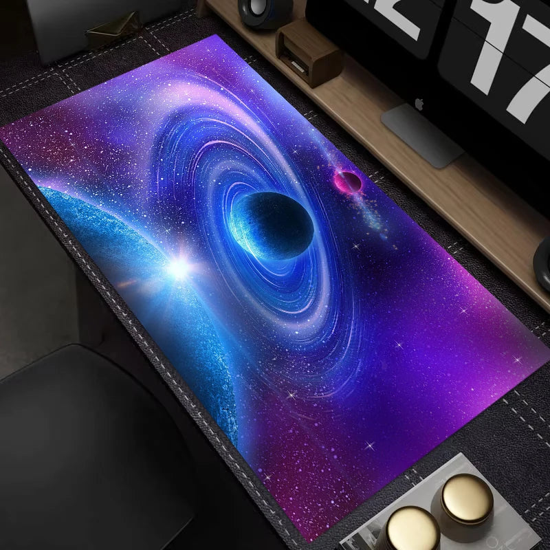 Starry Sky Large Mouse Pad — Colorful Non-Slip Desk Mat for Computer & Office, Keyboard Accessories