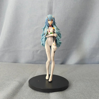 18cm NEON GENESIS EVANGELION Ayanami Rei & Asuka Action Figures – PVC Anime Model Figurines for Collection