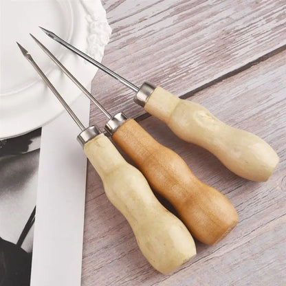 Round Hole Cone Punch Tool – DIY Silicone Mold Making, Hand Drill Equipment & Candle Wick Punching Needle Gadget