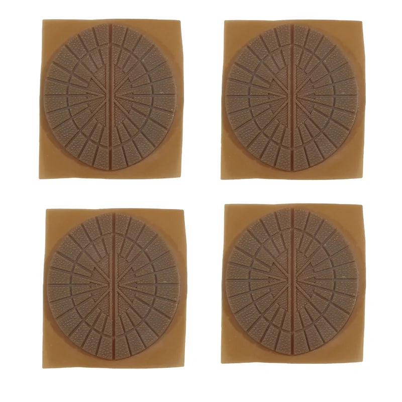 4PCS Wear-Resistant Shoe Insoles – Anti-Slip Self-Adhesive Sole Protectors for Sneakers, Heels & Rubber Shoe Repair