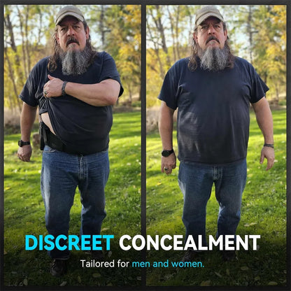 Belly Band Gun Holster - Concealed Carry Waist Pistol Holster for Hunting, Fitness & Self-Defense