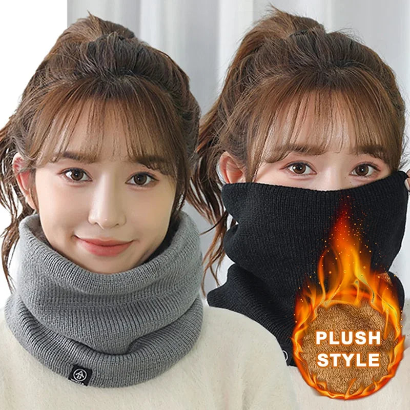 Fashion Soft Knitted Neck Warmer – Sport Scarf for Men and Women – Winter Face Cover, Cold-Proof Collar for Skating and Running
