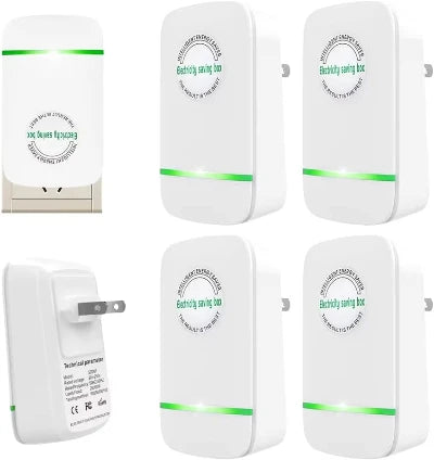 Household Power Saver Box – Voltage Stabilizer Device with EU/US Plug for Home, Office & Factory (90–250V)