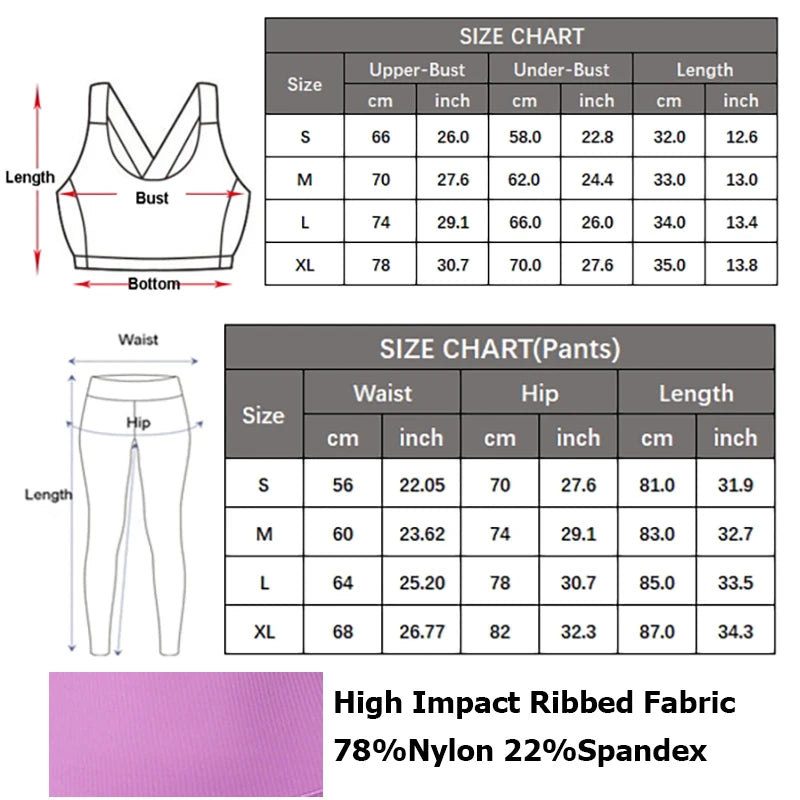 3PCS Women’s Fitness Yoga Set – Solid Color Ribbed Long Sleeve Top & High Waist Leggings, Breathable Workout Sportswear