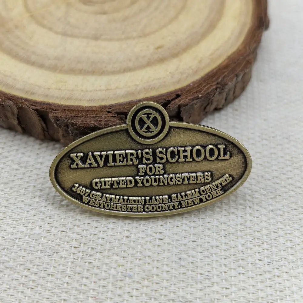 X-Hero Enamel Brooch - Movie-Inspired Metal Badge for Fans, Collectors and Gift Decoration