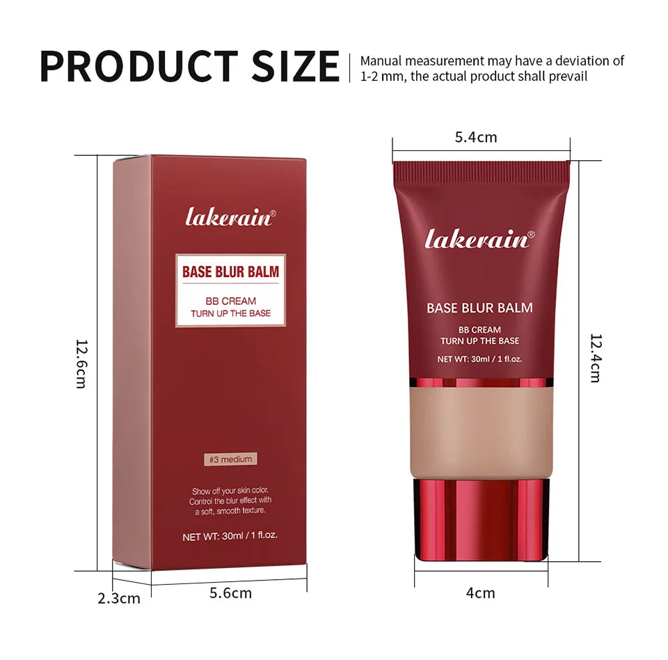 Turn Up The Base Blurring Foundation – Long-Lasting, Oil-Control Matte Face Makeup Cosmetics