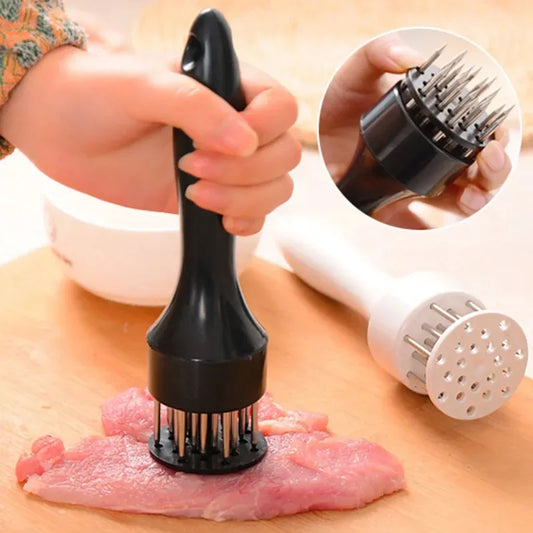 Stainless Steel Meat Tenderizer Needle: Professional Kitchen Tool for Cooking - Perfect Steak Tenderizer and Rib Breaker