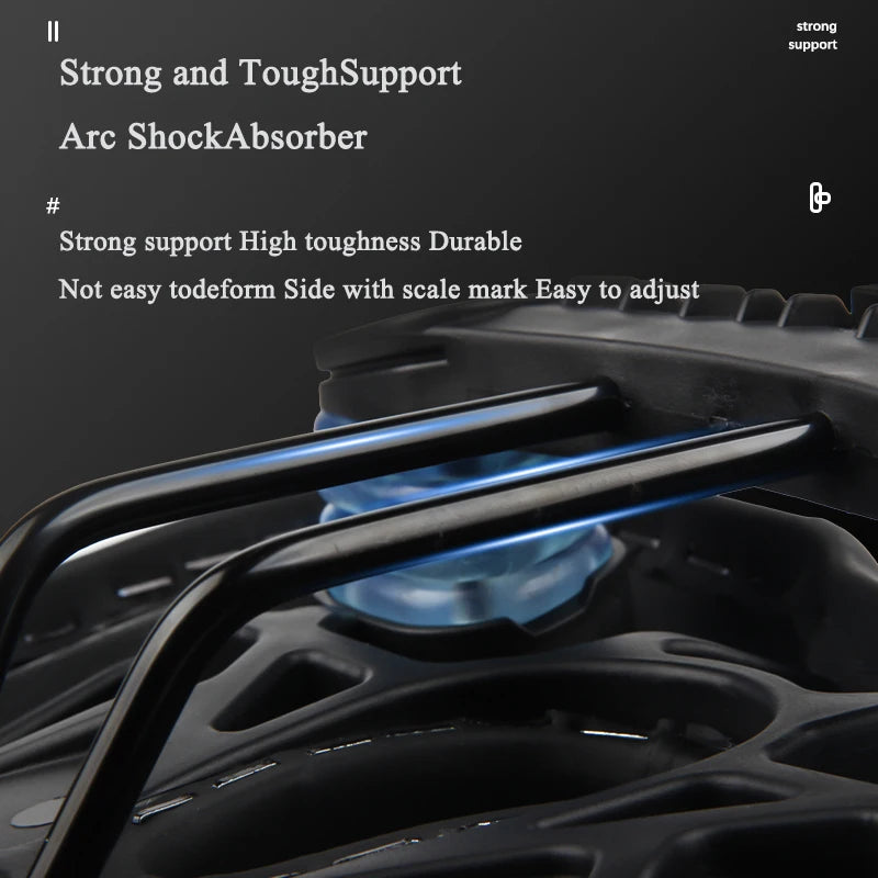 Comfortable Bicycle Saddle - Double Shock Absorption Wide Cushion for MTB, Road & Commuter Bikes