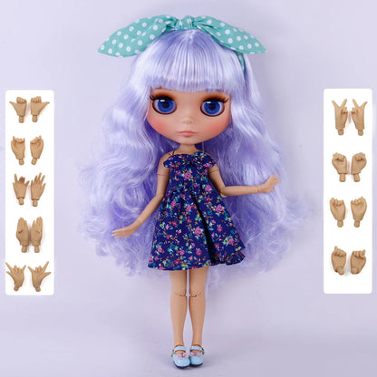ICY DBS Blyth 1/6 Joint Doll – 30cm Tan Skin Matte Face BJD Girl Doll Toy Gift