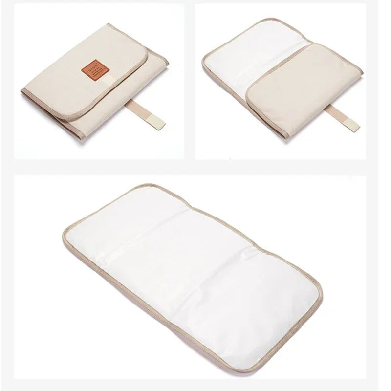 Waterproof Baby Diaper Changing Mat – Portable Foldable Play Mat, Washable Compact Travel Nappy Mat