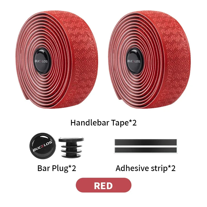 BUCKLOS Bicycle Handlebar Tape – Anti-Slip Waterproof Road Bike Bar Wrap for Cycling Accessories