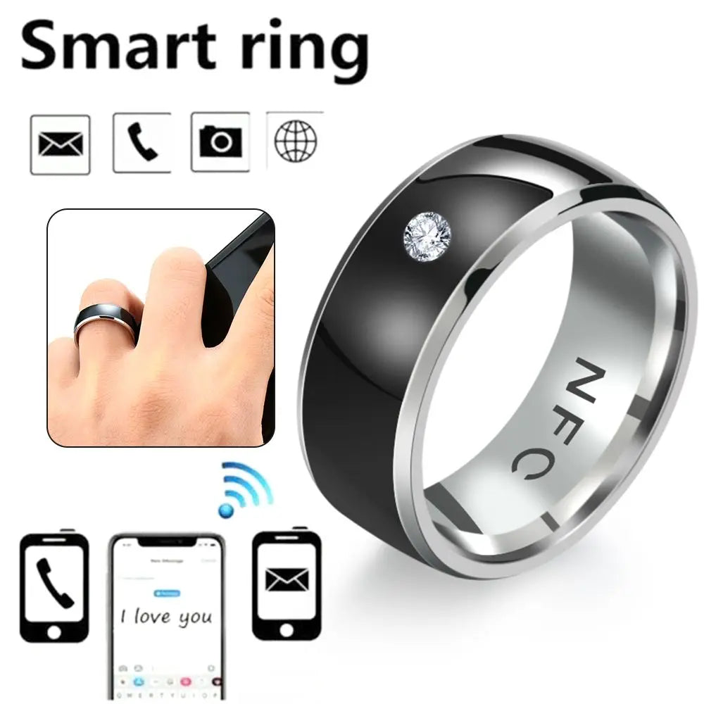 Fashion NFC Smart Finger Ring - Waterproof Multifunction Magic NFC Ring for Intelligent Android Phone Connection