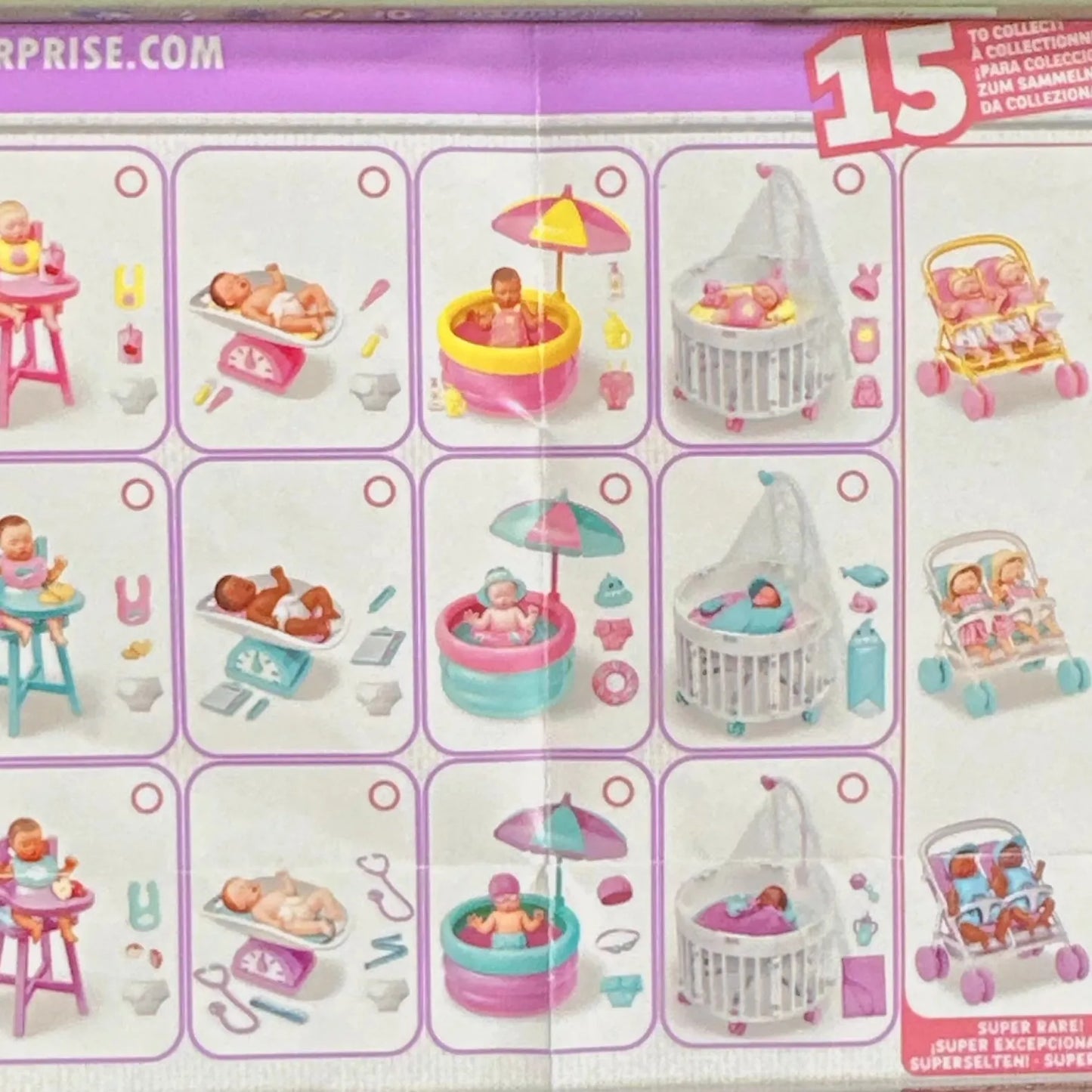 Miniverse ZURU Baby Ball 2nd Gen – Mysterious Mini Brands Blind Box, Miniature Dollhouse Toy Gift for Kids