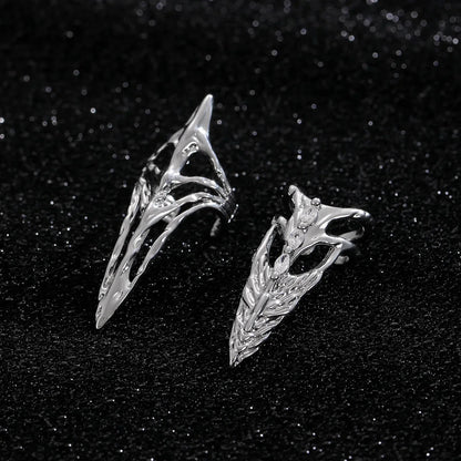 New Gothic Rock Punk Fingertip Nail Ring | Metal Manicure Jewelry Accessories for Women, Party & Gift for Girlfriends