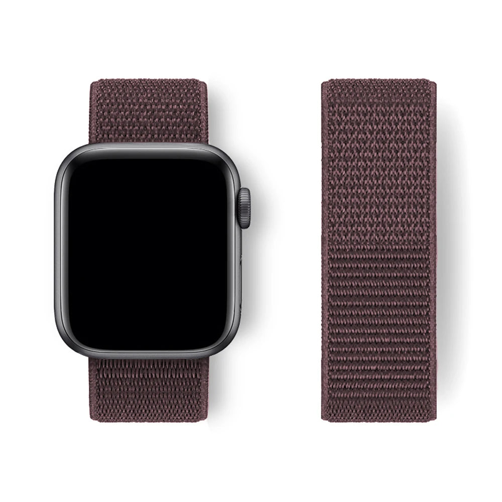 Sport Loop Strap for Apple Watch Band 40mm–49mm – Compatible with Series 3–10, SE & Ultra Adjustable Bracelet