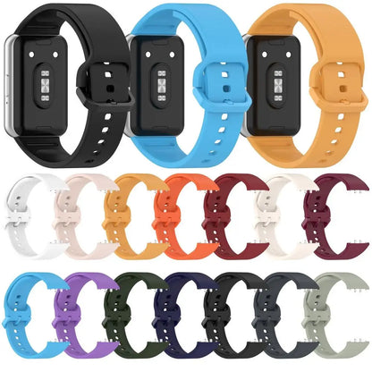 Silicone Sport Strap for Samsung Galaxy Fit 3 - Replacement Fitness Watchband Bracelet Accessory