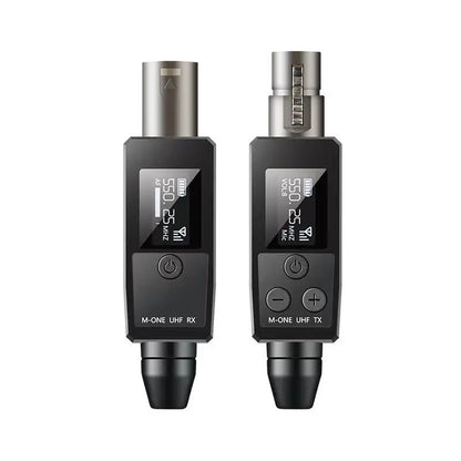 VK-38 UHF Wireless Microphone Converter – XLR Transmitter & Receiver for Dynamic Mic & Guitar