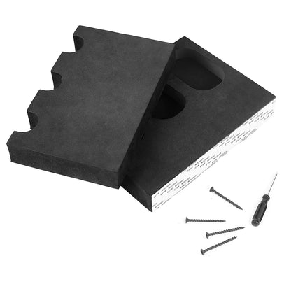 3/4/6 Slot Foam Gun Rack - Universal Pistol Holder for Glock, Handgun Display Stand & Gun Safe Organizer