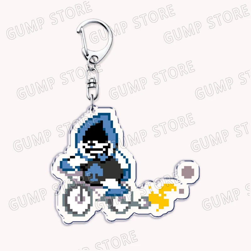 Deltarune & Undertale Keychains – Ralsei, Kris, Susie & Spamton Fan Gaming Accessories