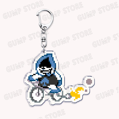 Deltarune & Undertale Keychains – Ralsei, Kris, Susie & Spamton Fan Gaming Accessories