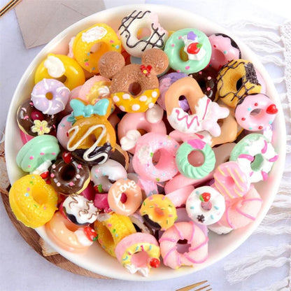 20PCS Kawaii Slime Candy Resin Charms – Cute Flatback Beads for DIY Crafts, Hair Clips, Phone Cases & Scrapbooking