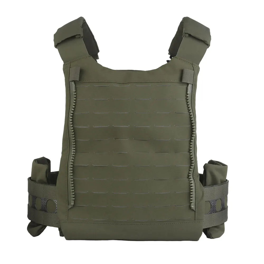 Tactical Vest Ferro Plate Carrier V5 – Military Hunting Airsoft Body Armor with Portable MOLLE System & Triple Magazine Pouch