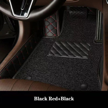 Luxury Double-Layer Car Floor Mats - Custom-Style Interior Floor Protection