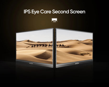 Arzopa 15.6" FHD Portable Monitor – 1080P IPS Second Screen for PC, Laptop, Mac, Xbox, PS4 & Switch