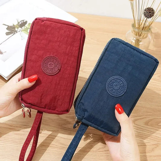 Korean-Style Large Capacity Oxford Cloth Wallet – Waterproof Coin Wallet for Men & Women