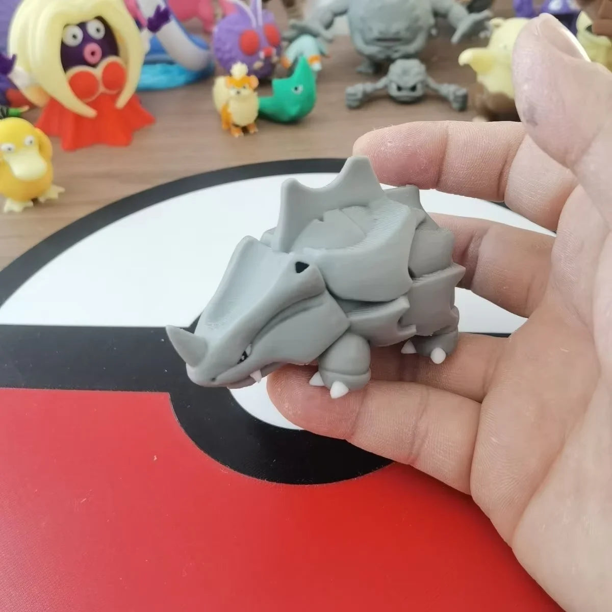 Pokemon Collectible Figures - 1:20 DIY 3D Printed Kawaii Cartoon Character Models & Kids Christmas Gift Toys