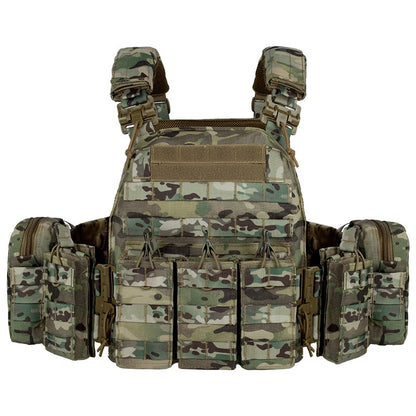 YAKEDA Quick Disassembly 6094 Training Vest – Adjustable Protective Airsoft Plate Carrier Chest Rig