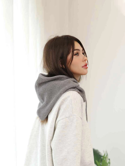 Women’s Winter Beanie Hat with Knit Balaclava – Neck Warmer & Ski Snow Scarf