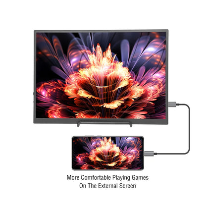 Anmite 10.5" Portable Monitor — 1280P HDR, 16:10 Low Blue Light Display for Xbox, PS4/PS5, Switch, PC & Laptop Extension