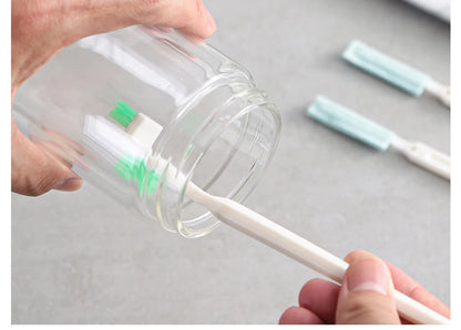 1/5/8-Pcs Set Narrow Cleaning Brushes — Long Handle for Fish Tank, Baby Bottle, Straw, Glass Tube & Kitchen Tools