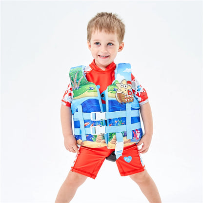 2024 Kids Life Vest – Floating Jacket for Boys & Girls, Sunscreen Swimming Pool & Boating Accessory