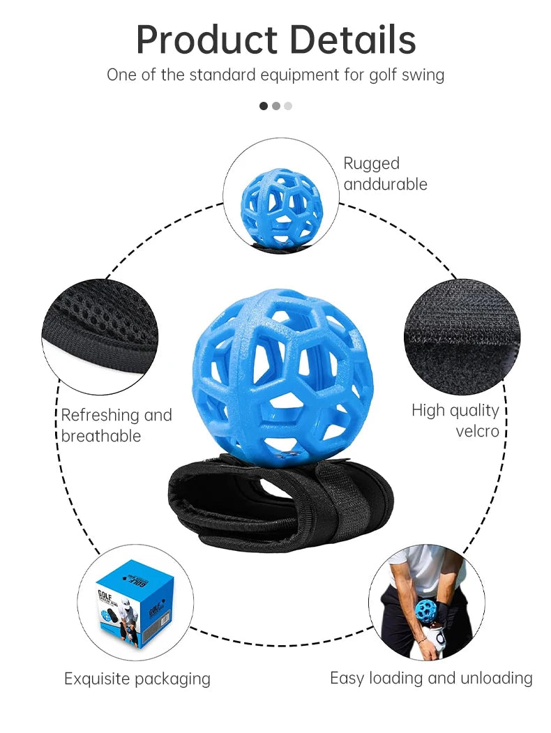 Golf Smart Ball Swing Trainer – Portable Training Aid for Posture Correction & Beginner Practice