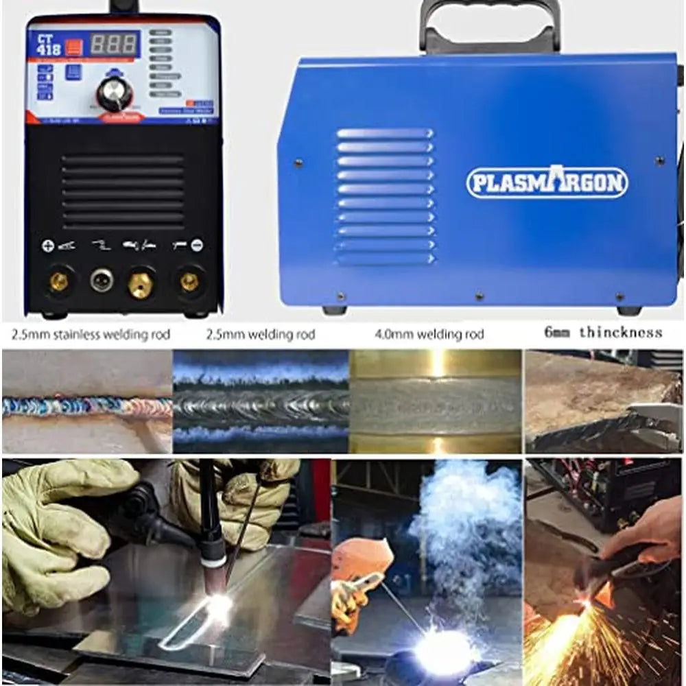 3-in-1 Plasma Cutter & TIG/Stick Welder Combo – 180A Arc Cutting Torch for Aluminum, Stainless Steel & Nickel