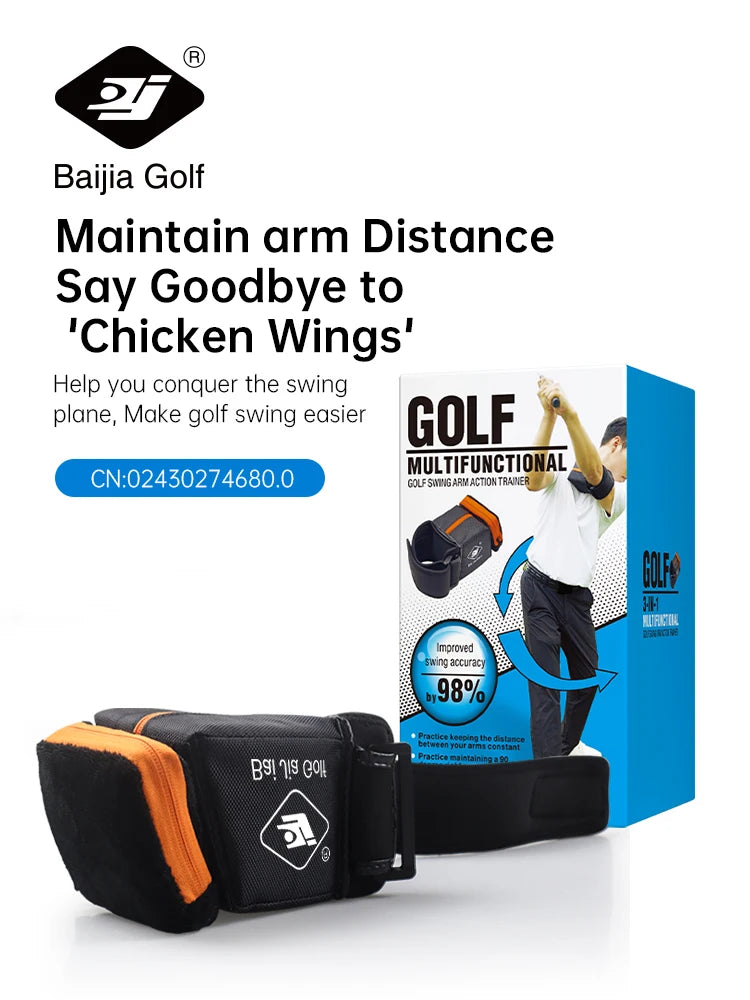 BAIJIA Golf Swing Arm Action Trainer – Swing Training Aid for Position Correction and Sports Improvement