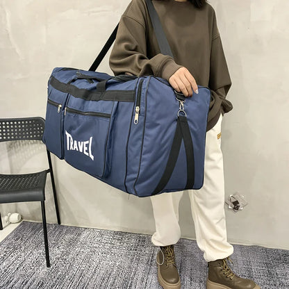 Foldable Travel Bag Y36A – Large Capacity Waterproof Business & Sports Duffel, Wear-Resistant Portable Handbag