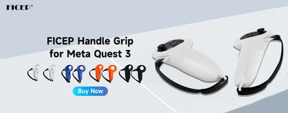 FICEP Silicone Face Cover for Meta Quest 3 — Replacement Dust & Sweat-Resistant Protective Mask Accessory