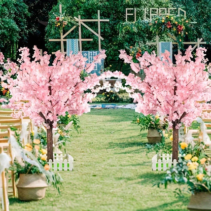 Artificial Cherry Blossom Tree – Handmade Pink Floral Decor for Indoor & Outdoor Events