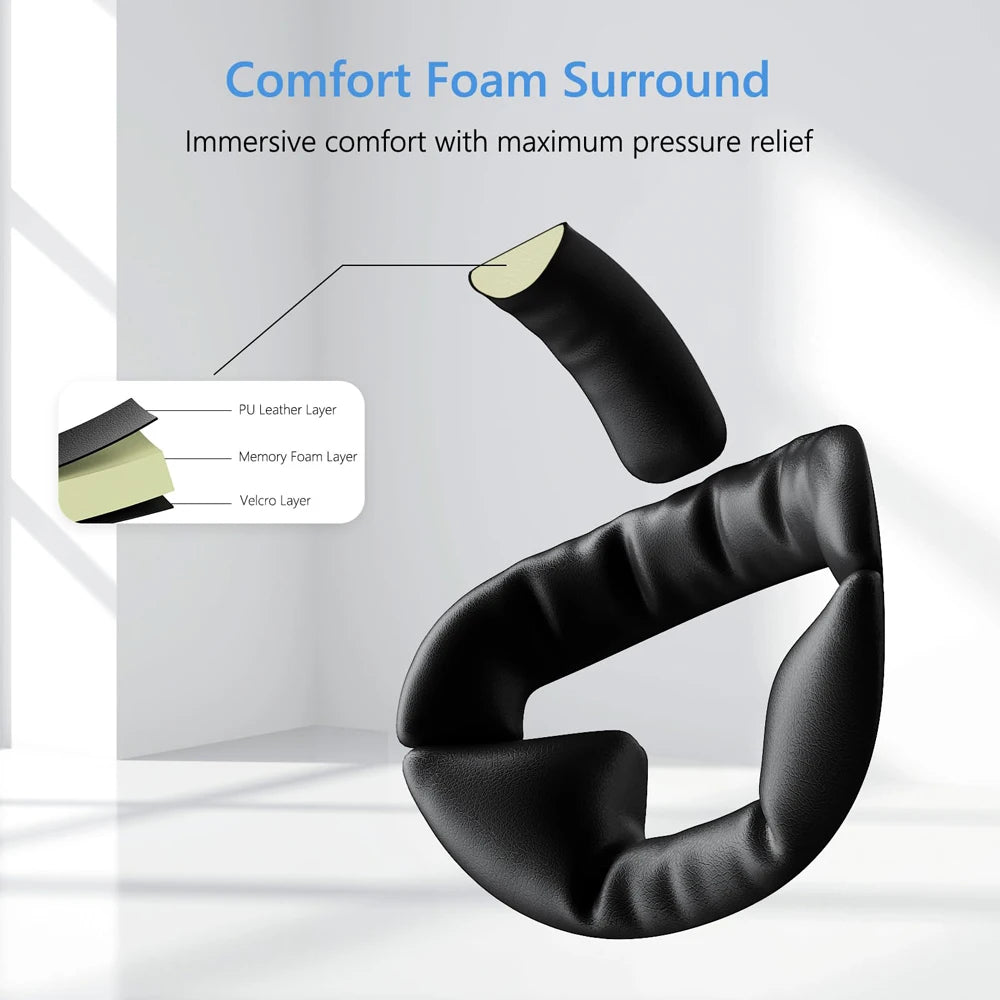 Head Strap for Meta Quest 3/3S – Comfortable Sponge VR Headset Replacement Accessory